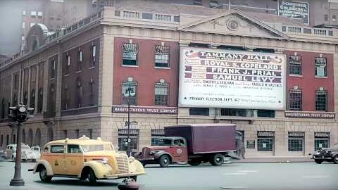 New York City 1937 in color, Street Scenes